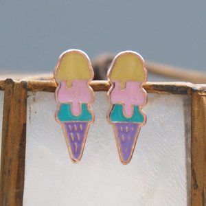 Ice Cream Cone Earrings